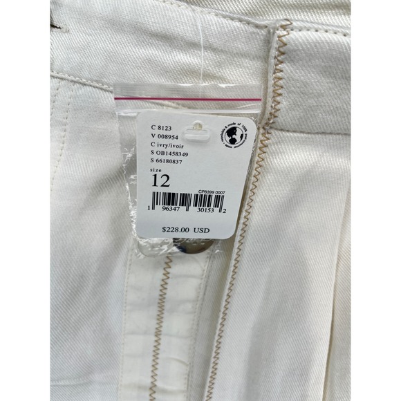 Free People Crochet Lace Pants Wide Leg Ivory Boho Size‎ 12, NWT - Picture 5 of 7